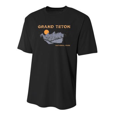 Grand Teton National Park Wyoming Youth Performance Sprint T-Shirt