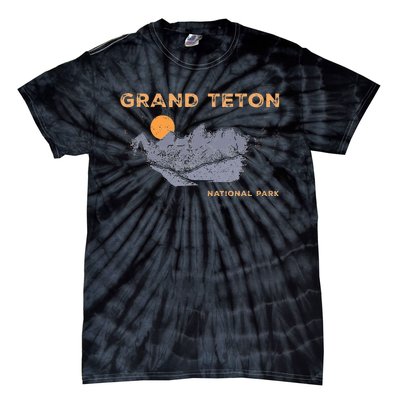 Grand Teton National Park Wyoming Tie-Dye T-Shirt