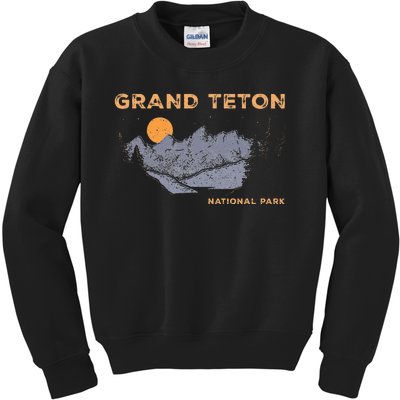 Grand Teton National Park Wyoming Kids Sweatshirt