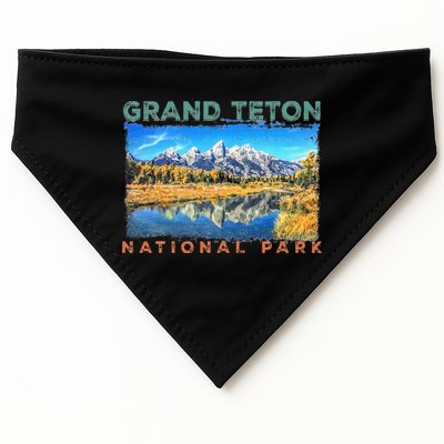Grand Teton National Park Moose USA-Made Doggie Bandana