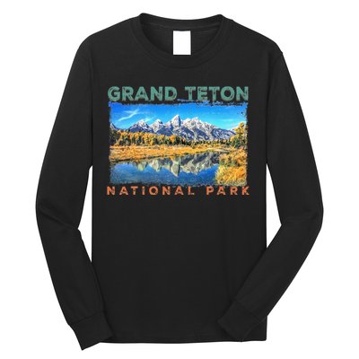 Grand Teton National Park Moose Long Sleeve Shirt