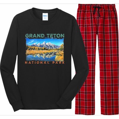 Grand Teton National Park Moose Long Sleeve Pajama Set