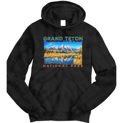 Grand Teton National Park Moose Tie Dye Hoodie