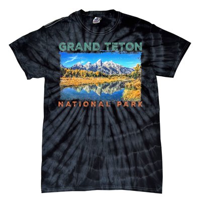 Grand Teton National Park Moose Tie-Dye T-Shirt