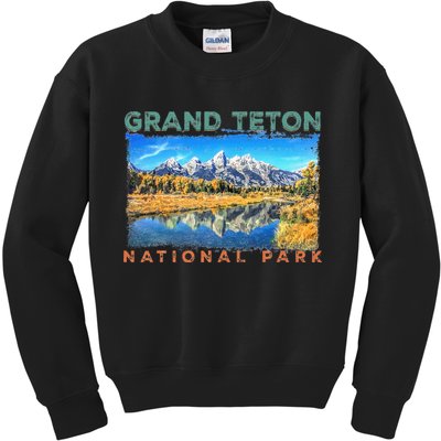Grand Teton National Park Moose Kids Sweatshirt