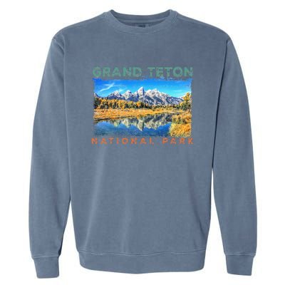 Grand Teton National Park Moose Garment-Dyed Sweatshirt