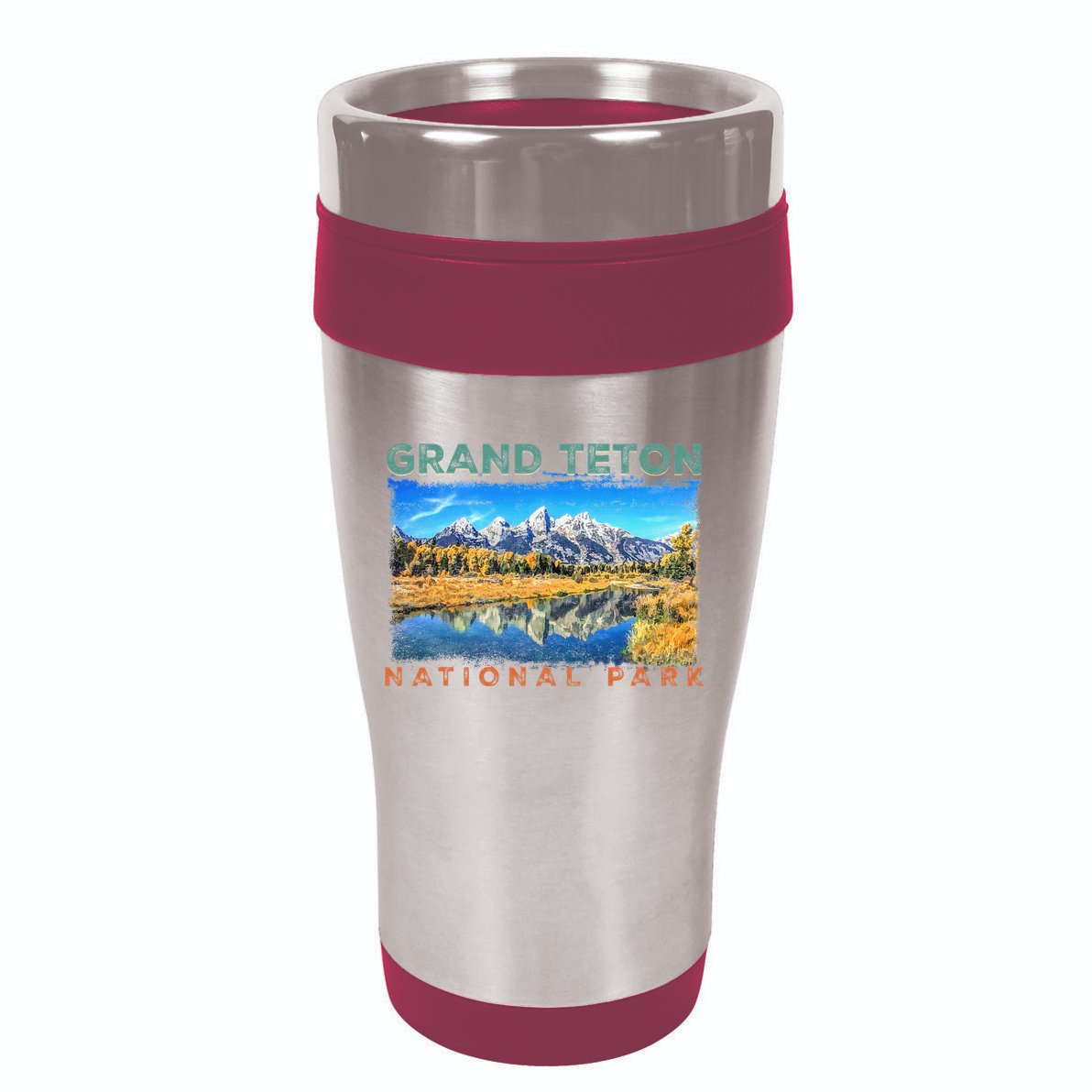 Grand Teton National Park Moose 16oz Travel Tumbler