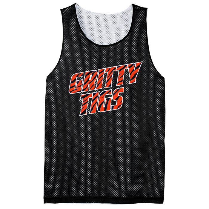 Gritty Tigs October Ready Baseball Fans 2024 Mesh Reversible Basketball Jersey Tank