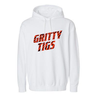 Gritty Tigs October Ready Baseball Fans 2024 Garment-Dyed Fleece Hoodie