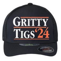 Gritty Tigs October Ready 2024 Playoff Baseball Season Flexfit Unipanel Trucker Cap