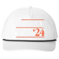 Gritty Tigs October Ready 2024 Playoff Baseball Season Snapback Five-Panel Rope Hat