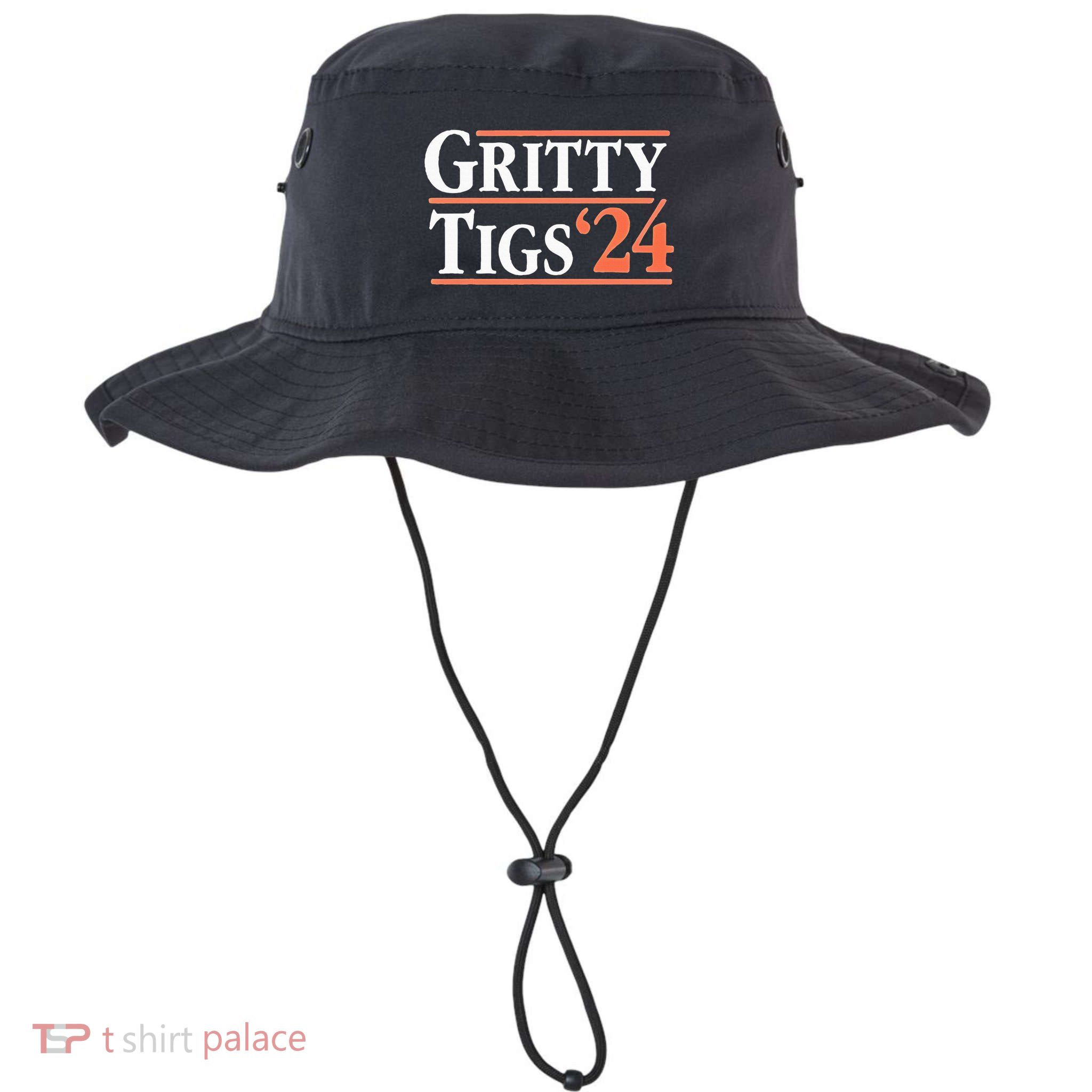 Gritty Tigs October Ready 2024 Playoff Baseball Season Bucket Hat