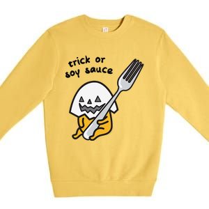 Gudetama Trick Or Treat Halloween Premium Crewneck Sweatshirt