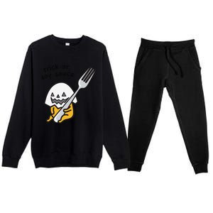 Gudetama Trick Or Treat Halloween Premium Crewneck Sweatsuit Set