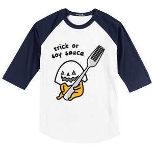 Gudetama Trick Or Treat Halloween Baseball Sleeve Shirt