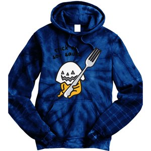 Gudetama Trick Or Treat Halloween Tie Dye Hoodie