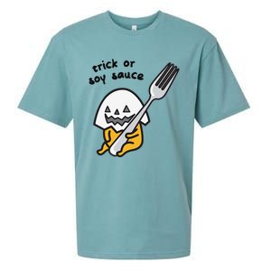 Gudetama Trick Or Treat Halloween Sueded Cloud Jersey T-Shirt