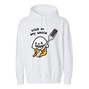 Gudetama Trick Or Treat Halloween Garment-Dyed Fleece Hoodie