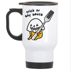 Gudetama Trick Or Treat Halloween Stainless Steel Travel Mug