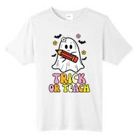 Ghost Trick Or Teach Retro Teacher Halloween Costume Tall Fusion ChromaSoft Performance T-Shirt