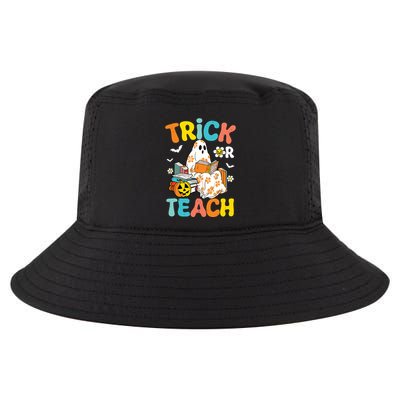 Groovy Trick Or Teach Funny Teacher Halloween Costume Cool Comfort Performance Bucket Hat