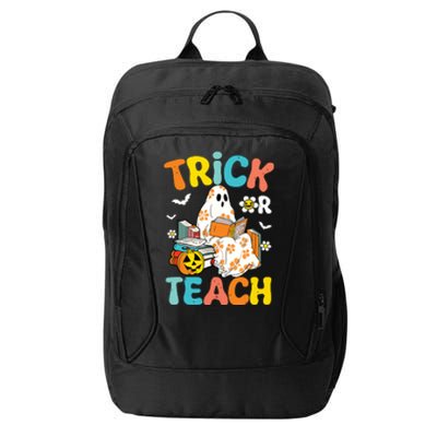 Groovy Trick Or Teach Funny Teacher Halloween Costume City Backpack