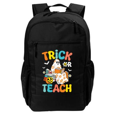 Groovy Trick Or Teach Funny Teacher Halloween Costume Backpack