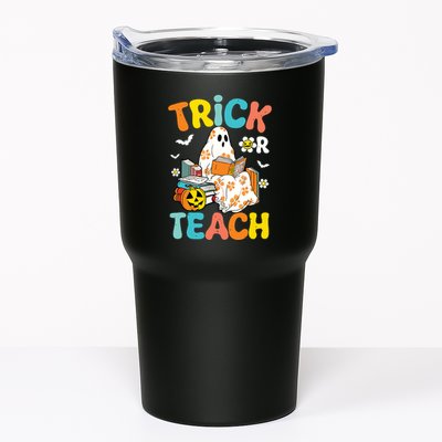 Groovy Trick Or Teach Funny Teacher Halloween Costume Tumbler