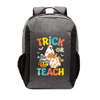 Groovy Trick Or Teach Funny Teacher Halloween Costume Vector Backpack