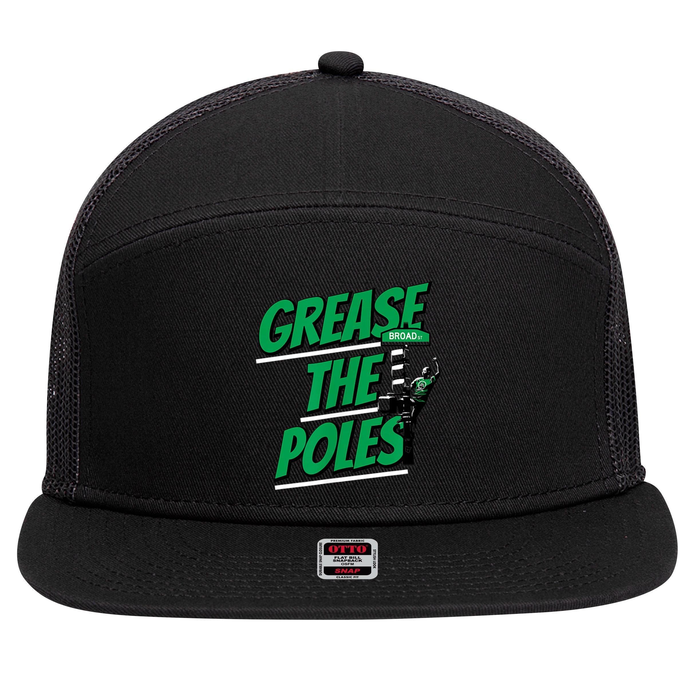 Grease The Poles Philadelphia Football 7 Panel Mesh Trucker Snapback Hat