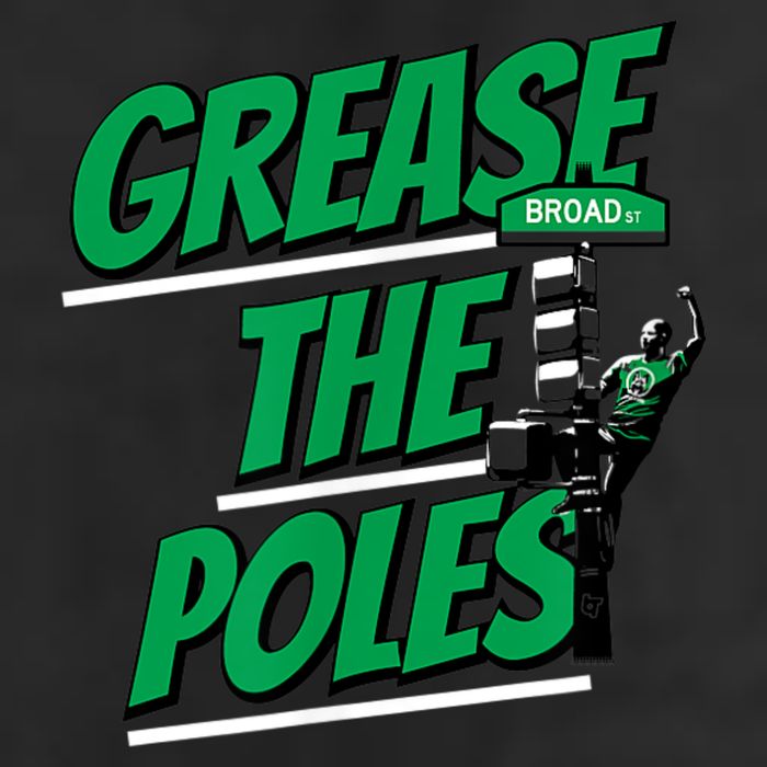 Grease The Poles Philadelphia Football Adult Drive Performance Visor