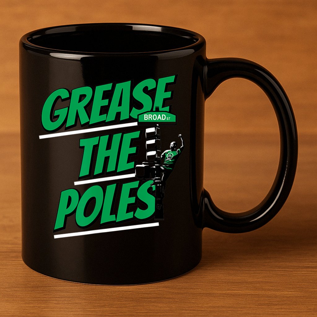 Grease The Poles Philadelphia Football 11oz C Handle Ceramic Mug