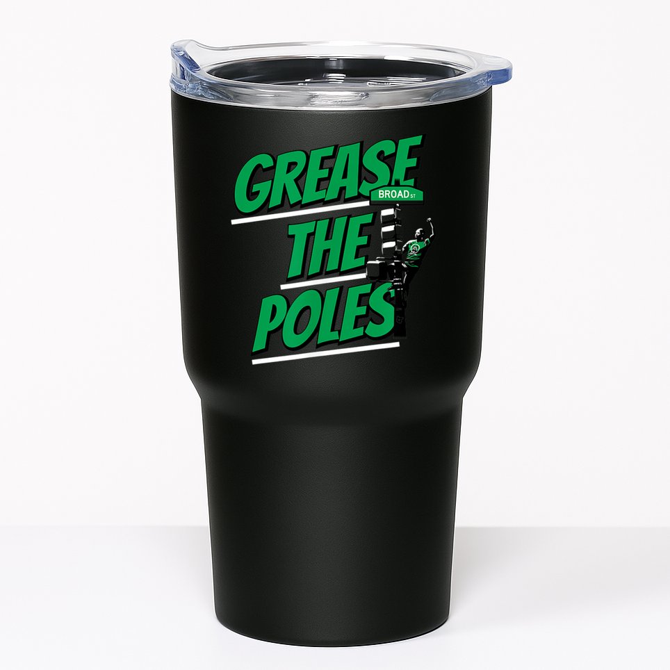 Grease The Poles Philadelphia Football Tumbler