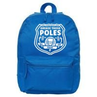 Grease Those Poles, All The Poles 16 in Basic Backpack