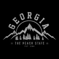 Georgia The Peach State Est. 1788 Vintage Mountains Gift Toddler T-Shirt