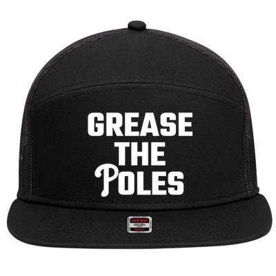 Grease The Poles Philadelphia 7 Panel Mesh Trucker Snapback Hat