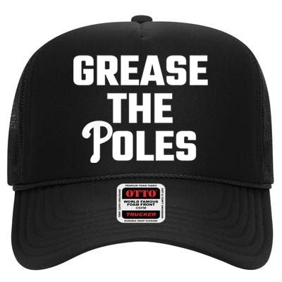 Grease The Poles Philadelphia High Crown Mesh Back Trucker Hat