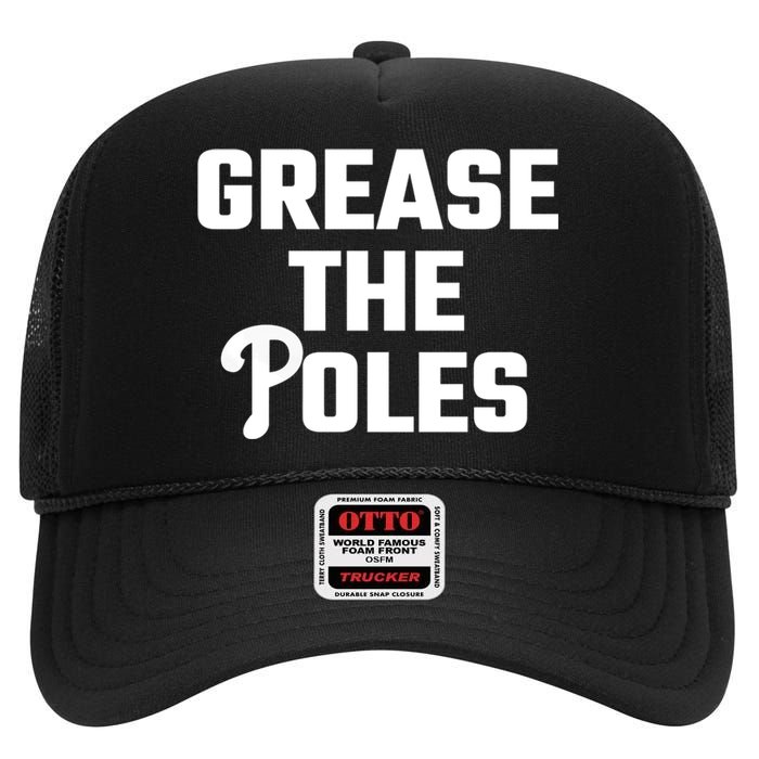 Grease The Poles Philadelphia High Crown Mesh Back Trucker Hat