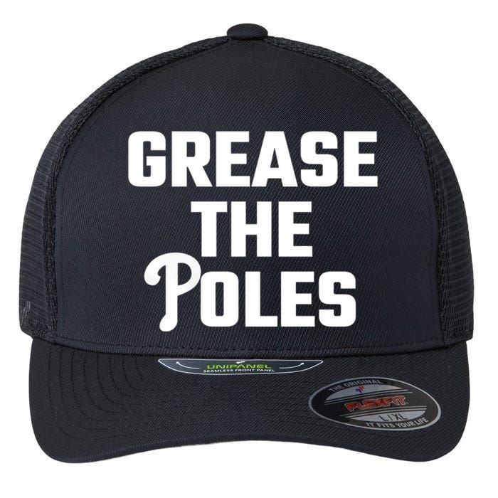 Grease The Poles Philadelphia Flexfit Unipanel Trucker Cap