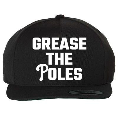 Grease The Poles Philadelphia Wool Snapback Cap