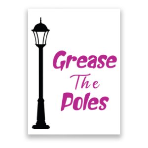 Grease The Poles Philadelphia Baseball Funny Poster