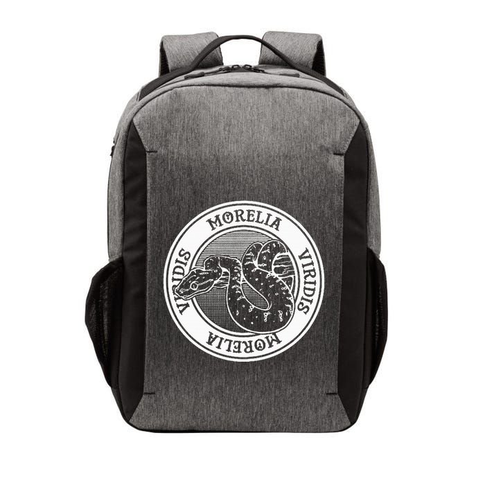 Green Tree Python Tattoo Style Reptile Keeper Snake Owner Vector Backpack