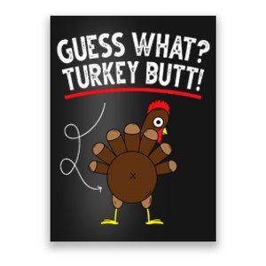 Guess Turkey Pilgrim Thanksgiving Poster