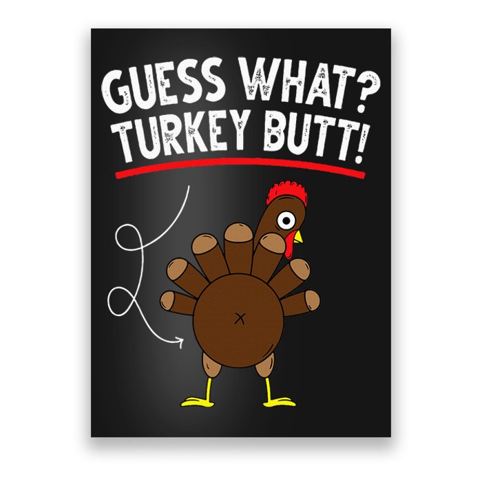 Guess Turkey Pilgrim Thanksgiving Poster