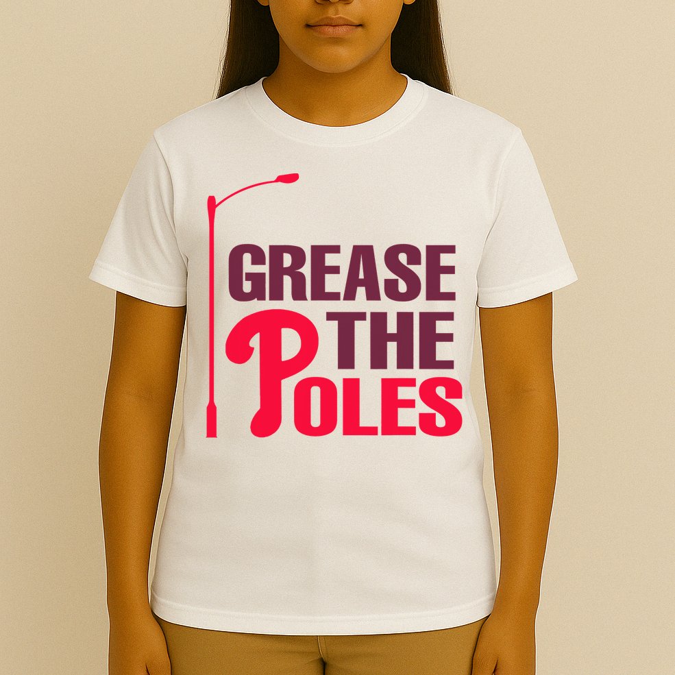 Grease The Poles Philadelphia Baseball Fan Lover T-Shirt