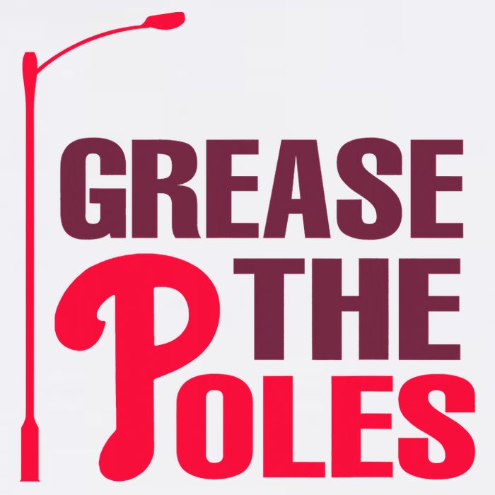 Grease The Poles Philadelphia Baseball Fan Lover Premium T-Shirt