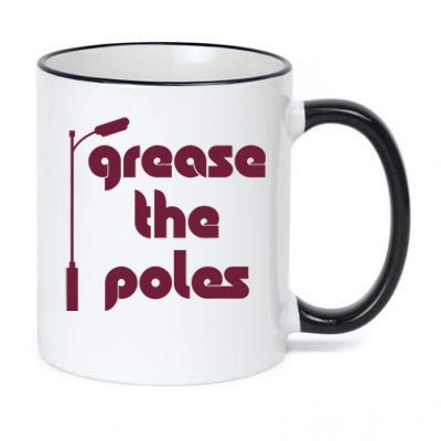 Grease The Poles Philadelphia Baseball Fan Lover 11oz Black Color Changing Mug