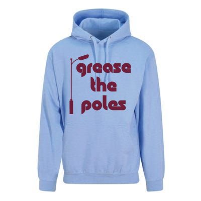 Grease The Poles Philadelphia Baseball Fan Lover Unisex Surf Hoodie