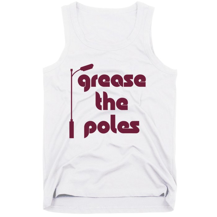 Grease The Poles Philadelphia Baseball Fan Lover Tank Top