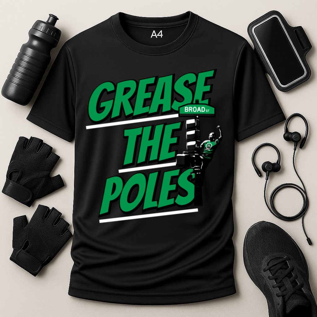 Grease The Poles Philadelphia Football Cooling Performance Crew T-Shirt